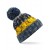 BC486 Corkscrew Pom Pom Beanie